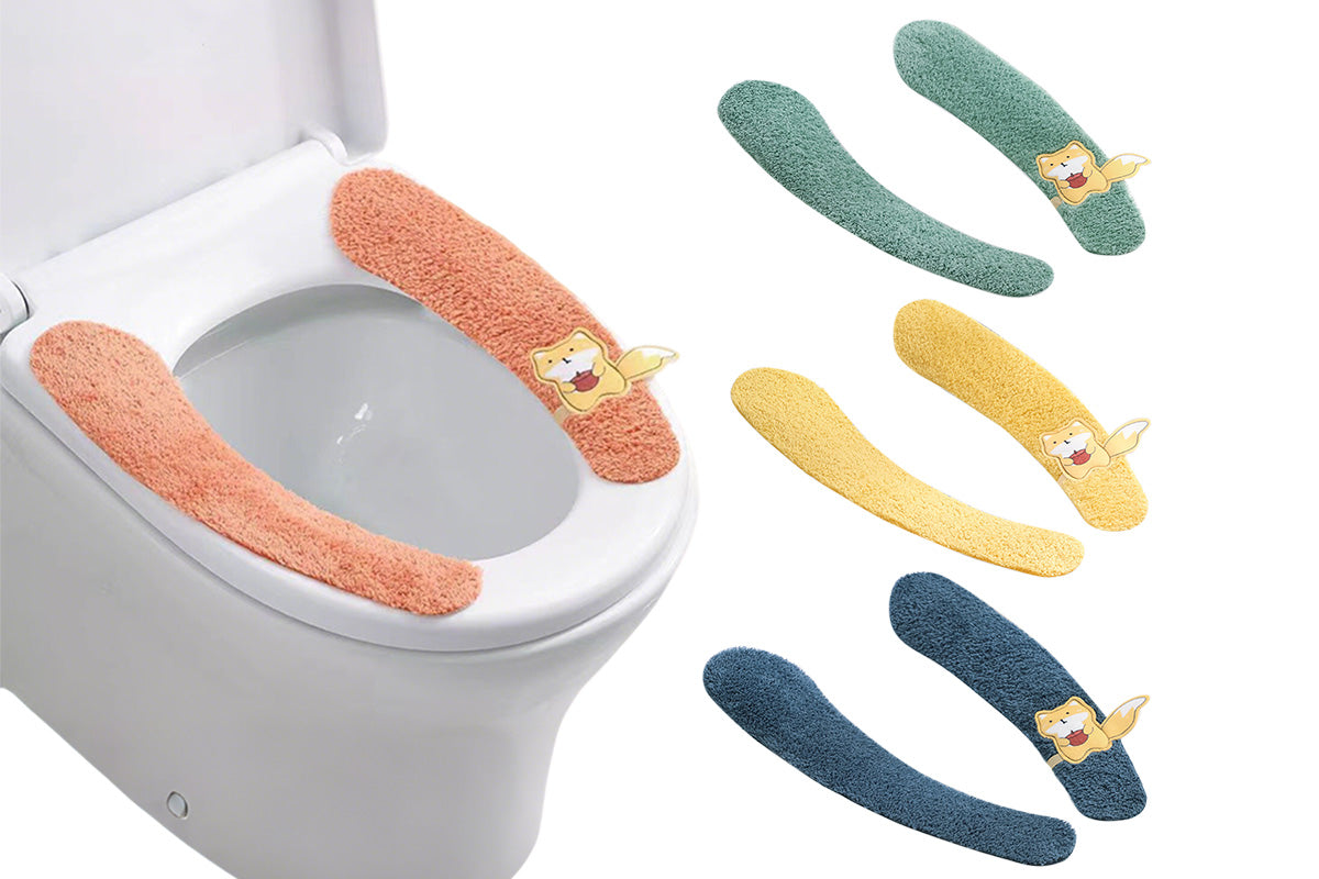 4 Pack Static Cling Toilet Seat Cover Toilet Seat Pad