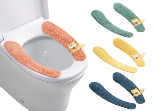 4 Pack Static Cling Toilet Seat Cover Toilet Seat Pad