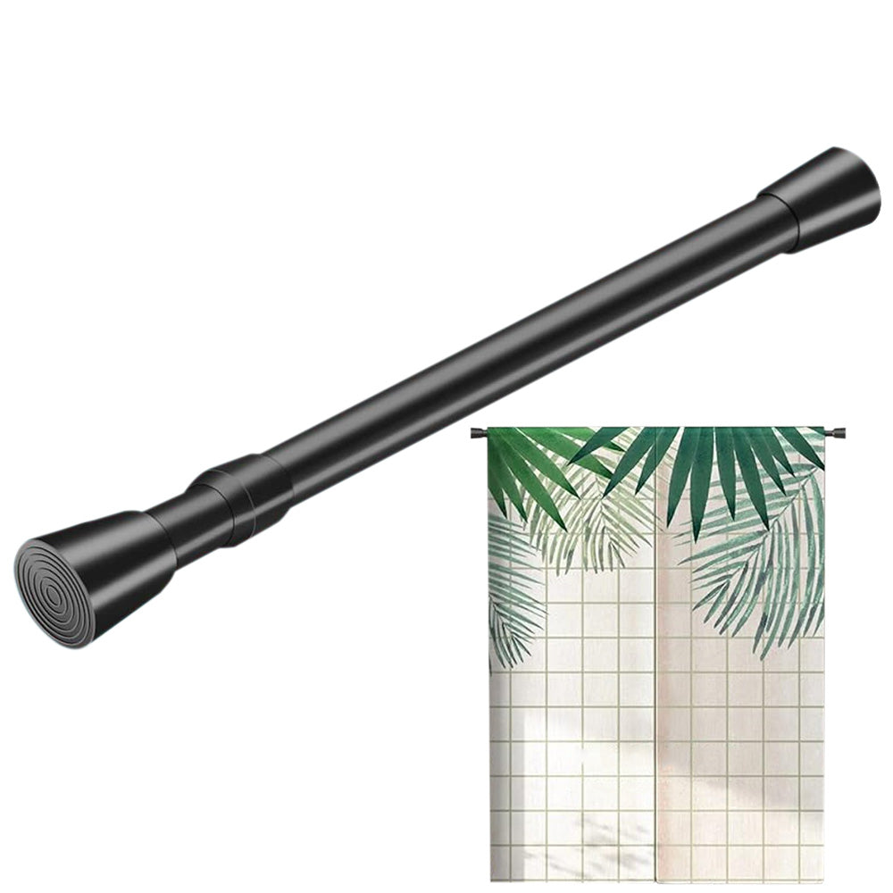 Rods for Window No Drilling Black Expandable Rods Adjustable Curtain Rod