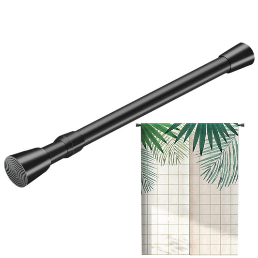 Rods for Window No Drilling Black Expandable Rods Adjustable Curtain Rod