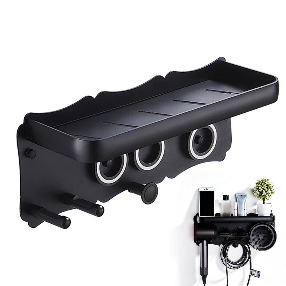 Aluminum Wall Mounted Hair Dryer Holder Compatible with Dyson Hair Dryer