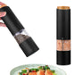 2PCS Electric Pepper Grinder LED Light Adjustable Coarseness