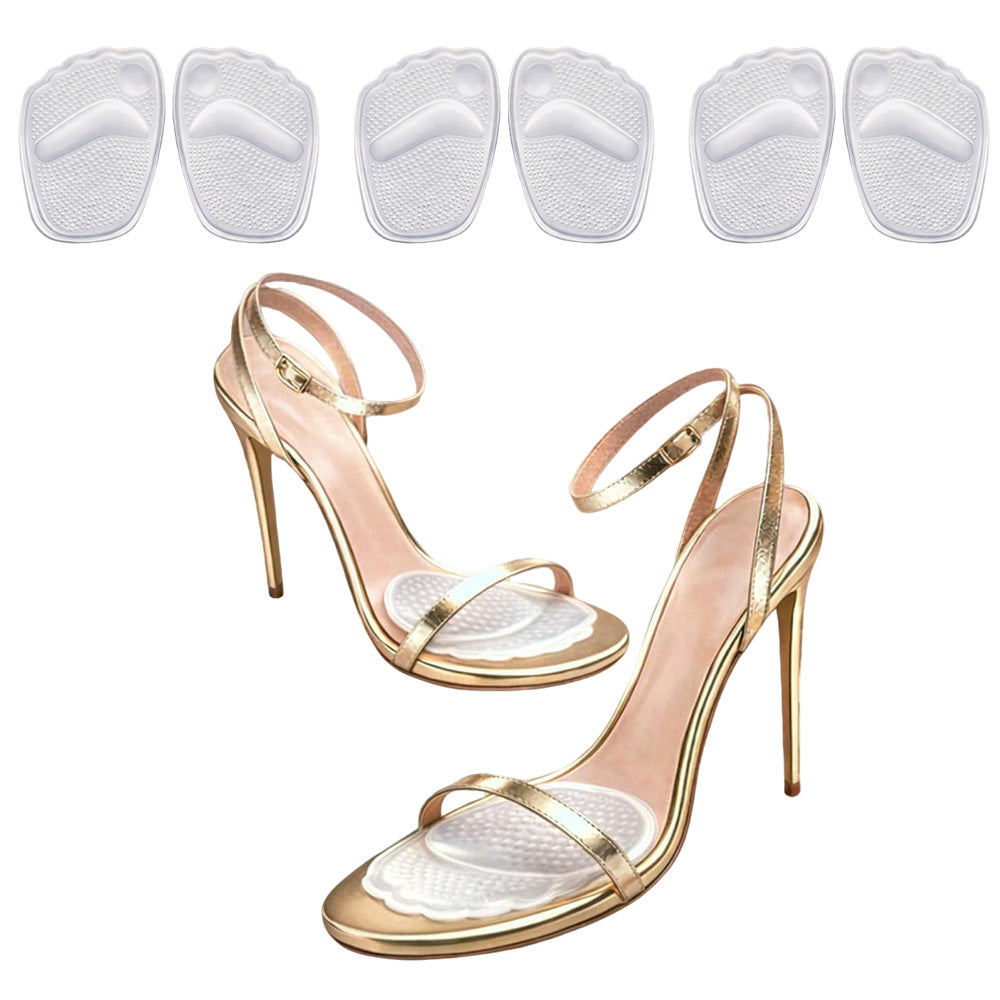 4Pairs Metatarsal Pads Women Ball of Foot Cushions Non-Slip Food Pads Heel Inserts