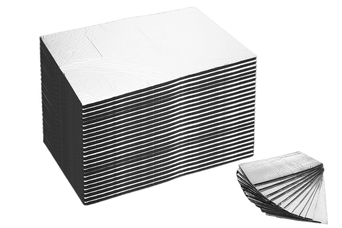 30pcs Car Sound Deadener Pads Heat Insulation & Noise Proofing Foam for Automotive Interior