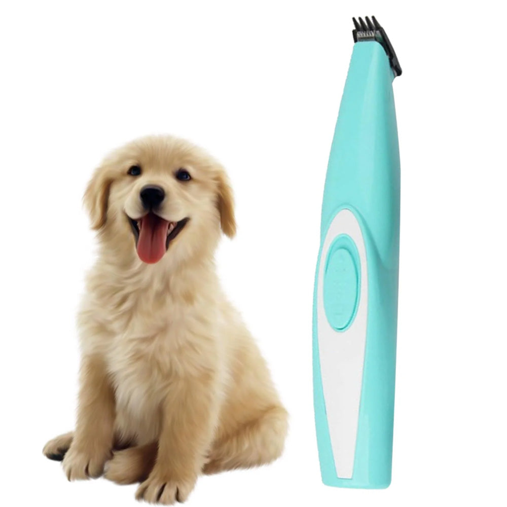 Mini Pet Hair Trimmer with LED Light for Paw Face Grooming
