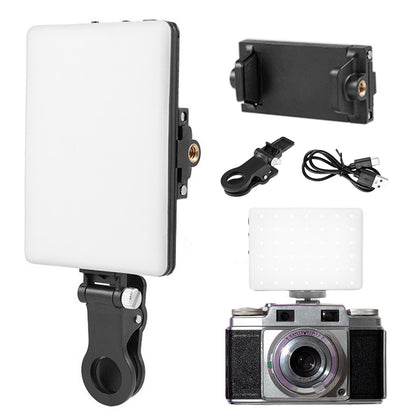 60 LED Pocket Fill Light 3 Colors Dimmable Video Light for Phone Camera