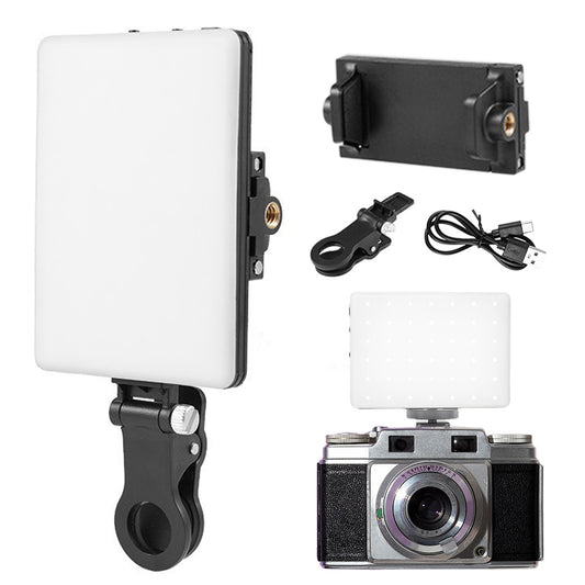 60 LED Pocket Fill Light 3 Colors Dimmable Video Light for Phone Camera
