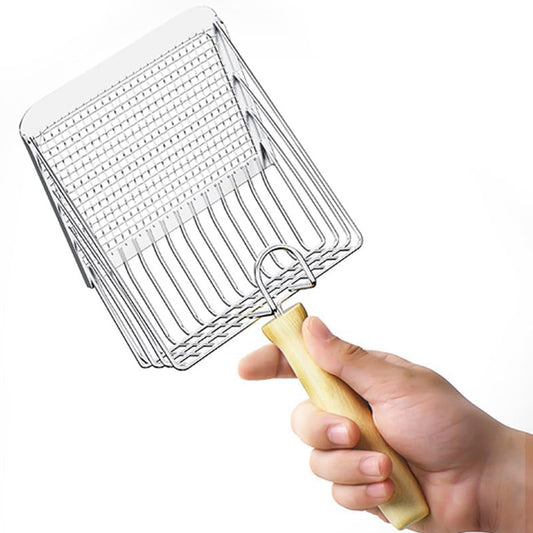 2-in-1 Cat Litter Shovel Large Sifter Scoop for Multi-cat Families