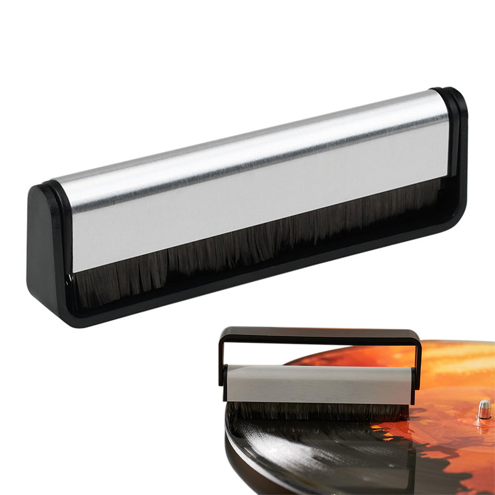Vinyl Record Brush Carbon Fiber Static Resistant Turntable Cleaner