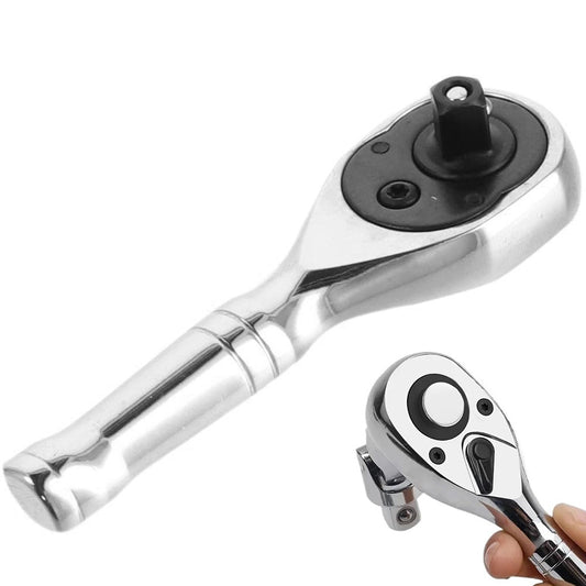 72 Tooth Ratchet Wrench Short Handle for Garage and Auto Repair