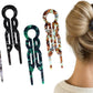 4Pcs Acetate Hair Pins for Women Elegant Hair Accessories