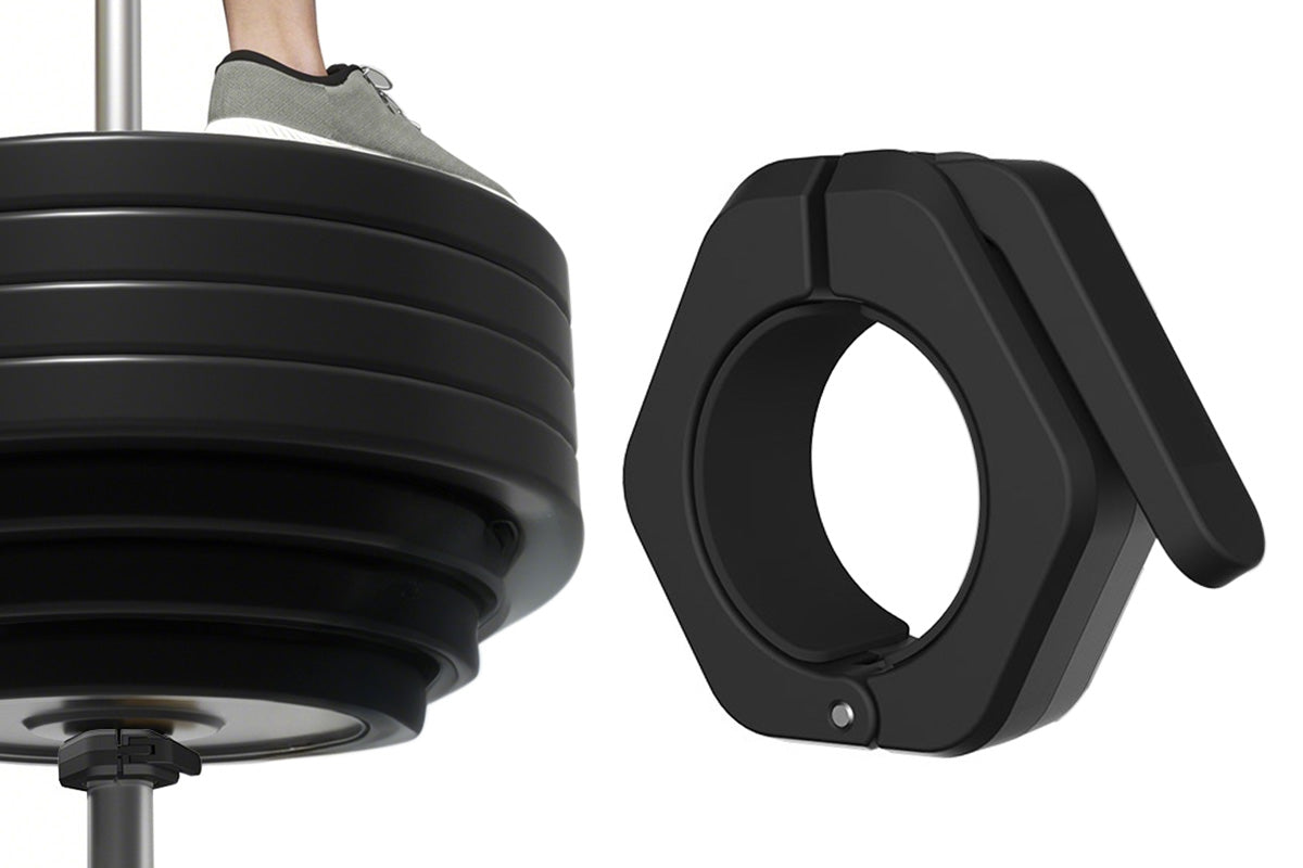 Barbell Clamps Quick Release Olympic Barbell Clamps Weight Clips for Bars at Home