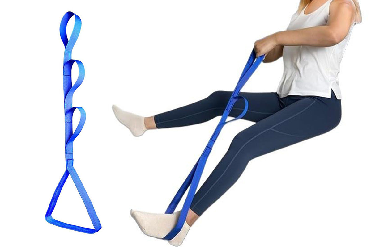 Long Leg Lifter Strap With Multi-loop Handle Leg Assist Device Mobility Aids Tool