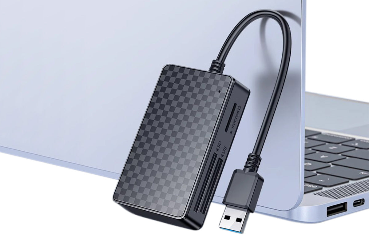 4 In 1 Multi Memory Card Reader USB 2.0 To CF SD TF MS Card Reader Adapter
