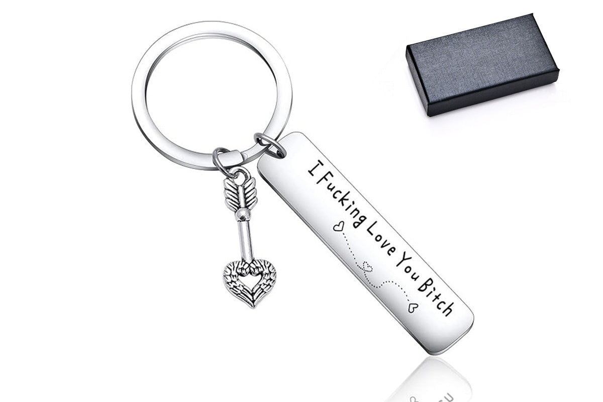 Best Friend Keychain Stainless Steel Key Chain