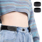 2PCS Elastic No Buckle Hook and Loop Nylon Waistband