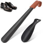 2 Pcs Metal Long Handle Shoe Horn Set for Men and Women