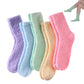 5 Pairs Womens Fuzzy Plush Socks Warm Winter Sleeping Soft Cozy Home Lounge