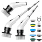 Electric Spin Scrubber with 9 Replaceable Brush Heads Cordless Bathroom Scrubber for Tile Kitchen