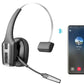 Bluetooth Headset Wireless Headphones with Mic for Trucker Driver Office