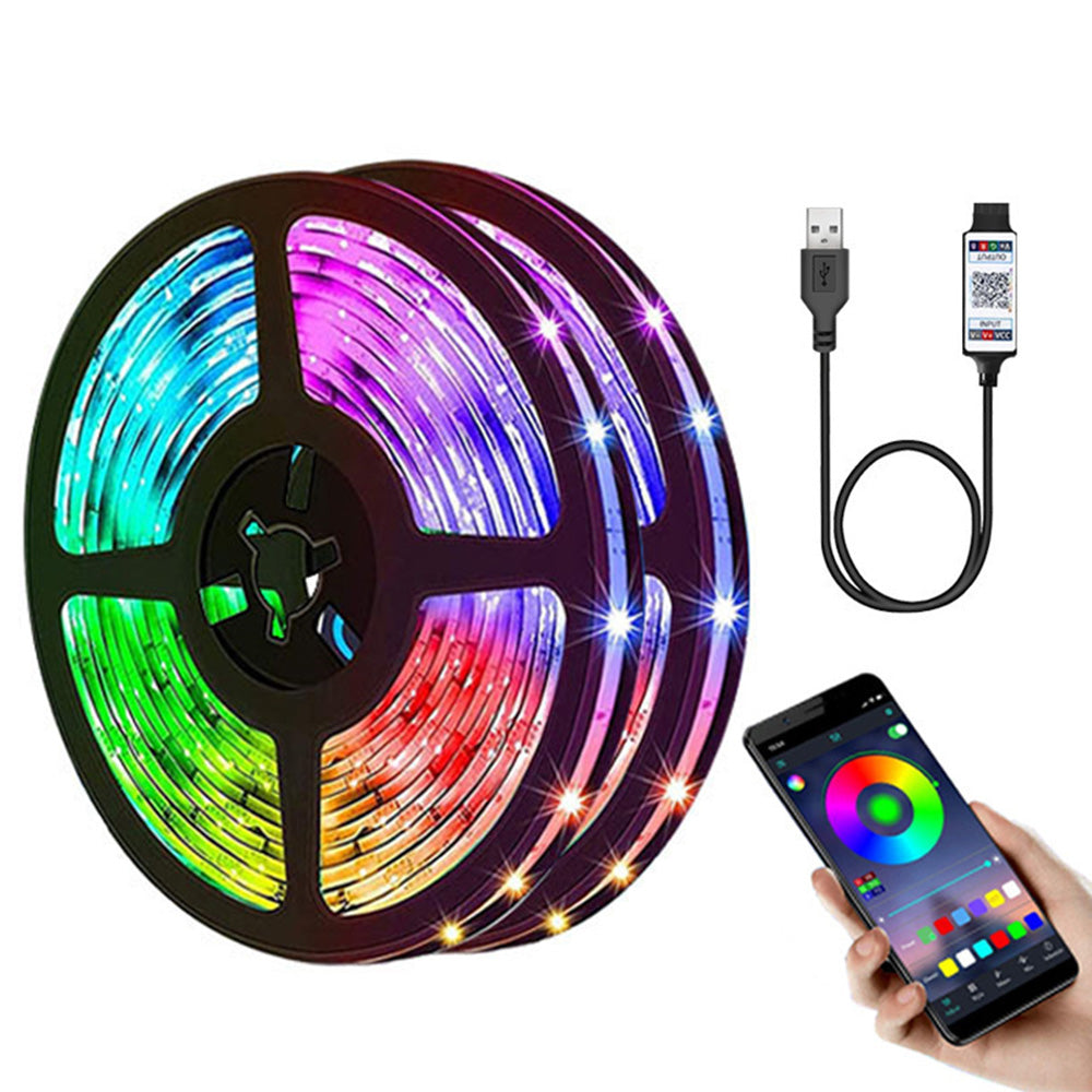 5m Bluetooth RGB 5050 Waterproof LED Strip Light with APP Control