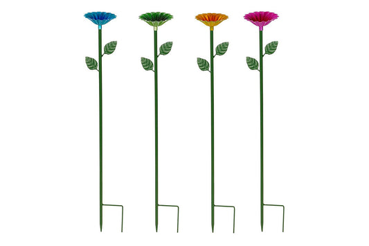 4PCS Bee Watering Station Metal Bee Water Feeder Colorful Bee Bath Bowl For Outdoor