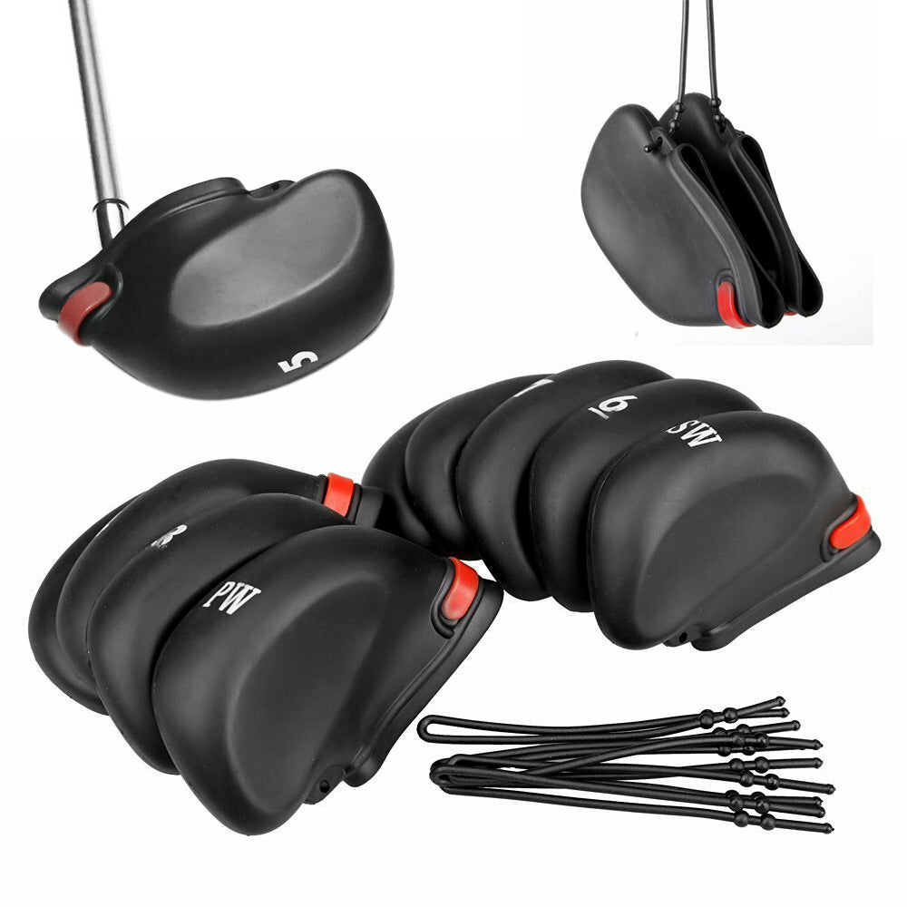 9 Pack Golf Iron Head Covers for Standard Irons