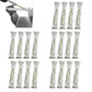 20 Pack Quick Screw Hidden Rain Gutter Hangers Clip Style Bracket