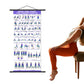 31 Pose Chair Yoga Wall Chart for Seniors Beginners Yoga Poses Chart for Home Office Yoga Studio