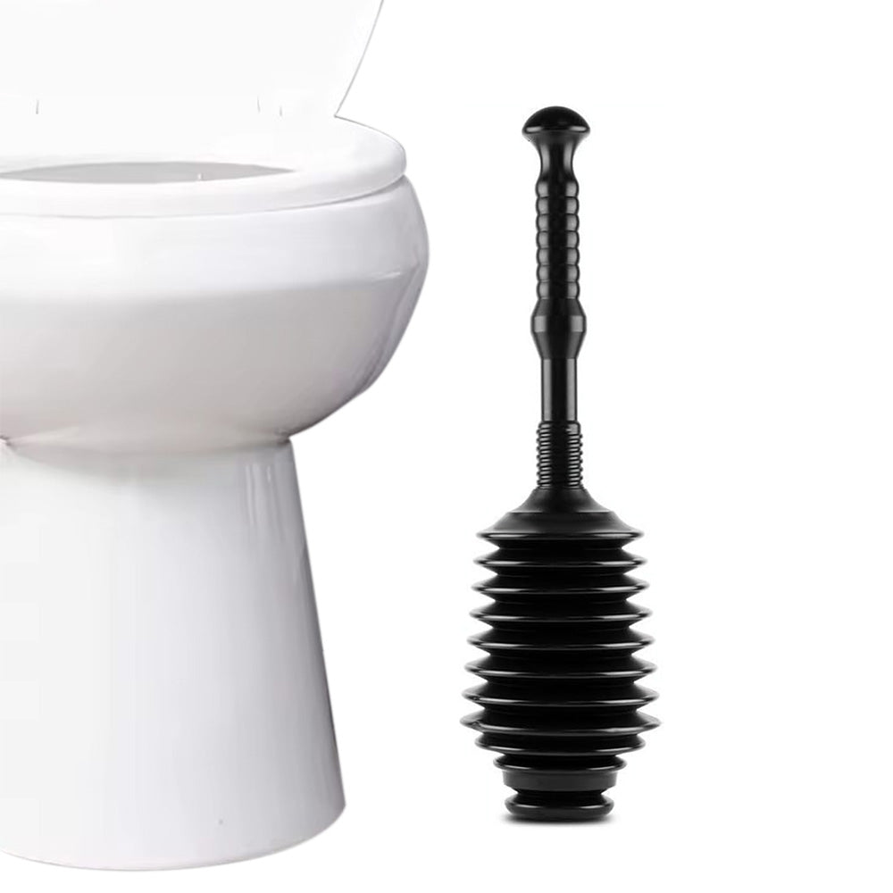 High-Pressure Toilet Plunger with Detachable Bellows Design