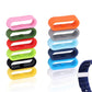 12PCS Multi-Color Band Keeper Magic Band Lock Fastener Rings Security Loop Holder Clips