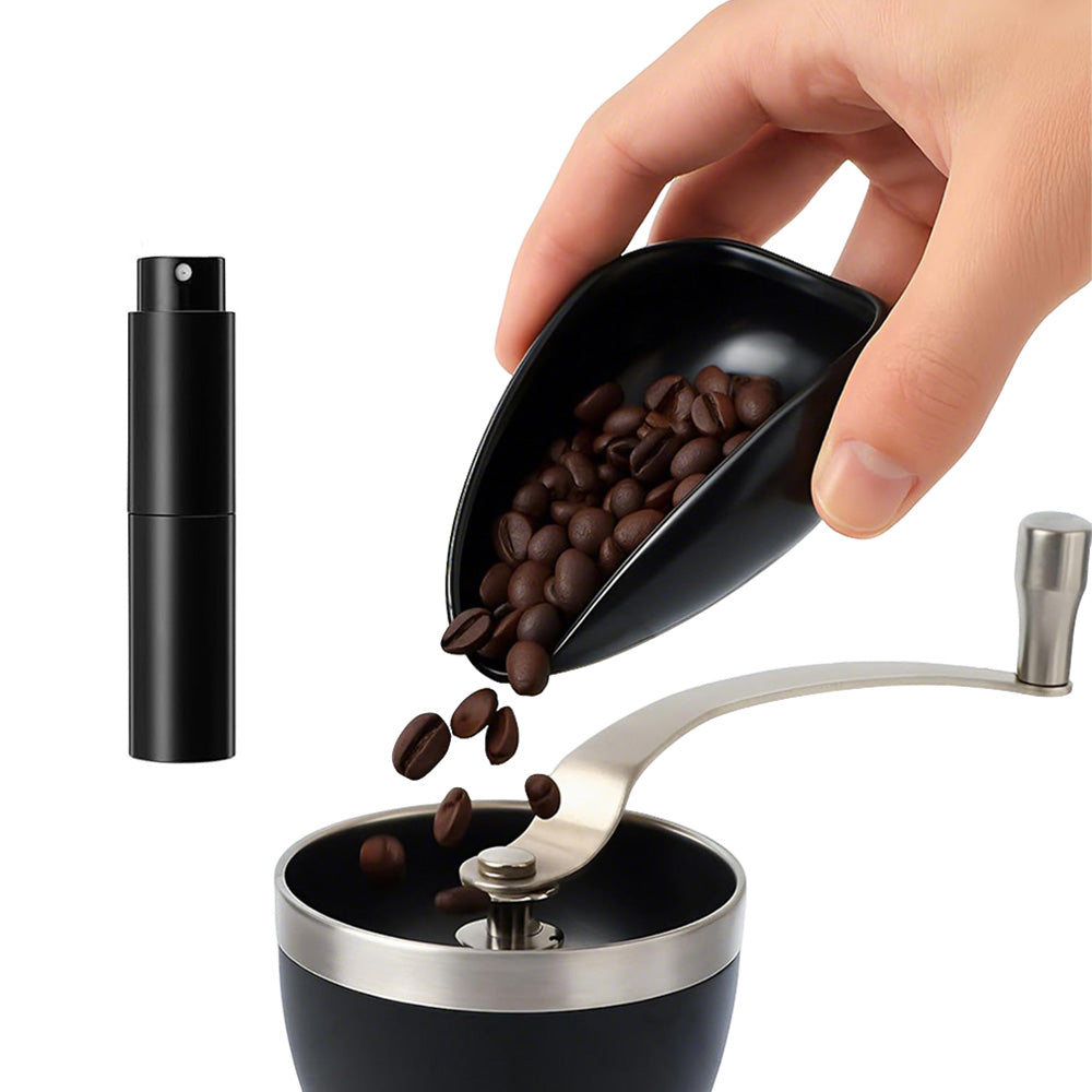 Ceramic Coffee Bean Dosing Tray Set