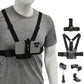 6-Piece Head Strap and Chest Harness Mount Kit for Phone Action Camera