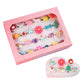 24PCS Adjustable Jewelry Rings Set Girls Pretend Play Rings