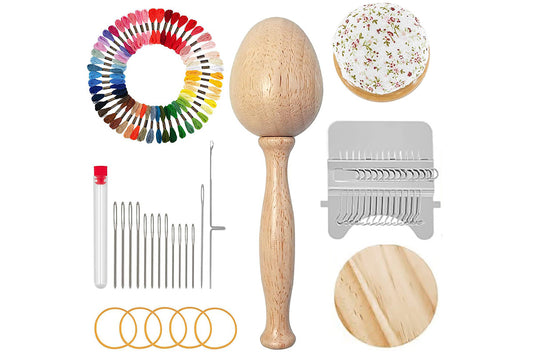 Mini DIY Darning Weaving Loom Kit for Clothes Repair
