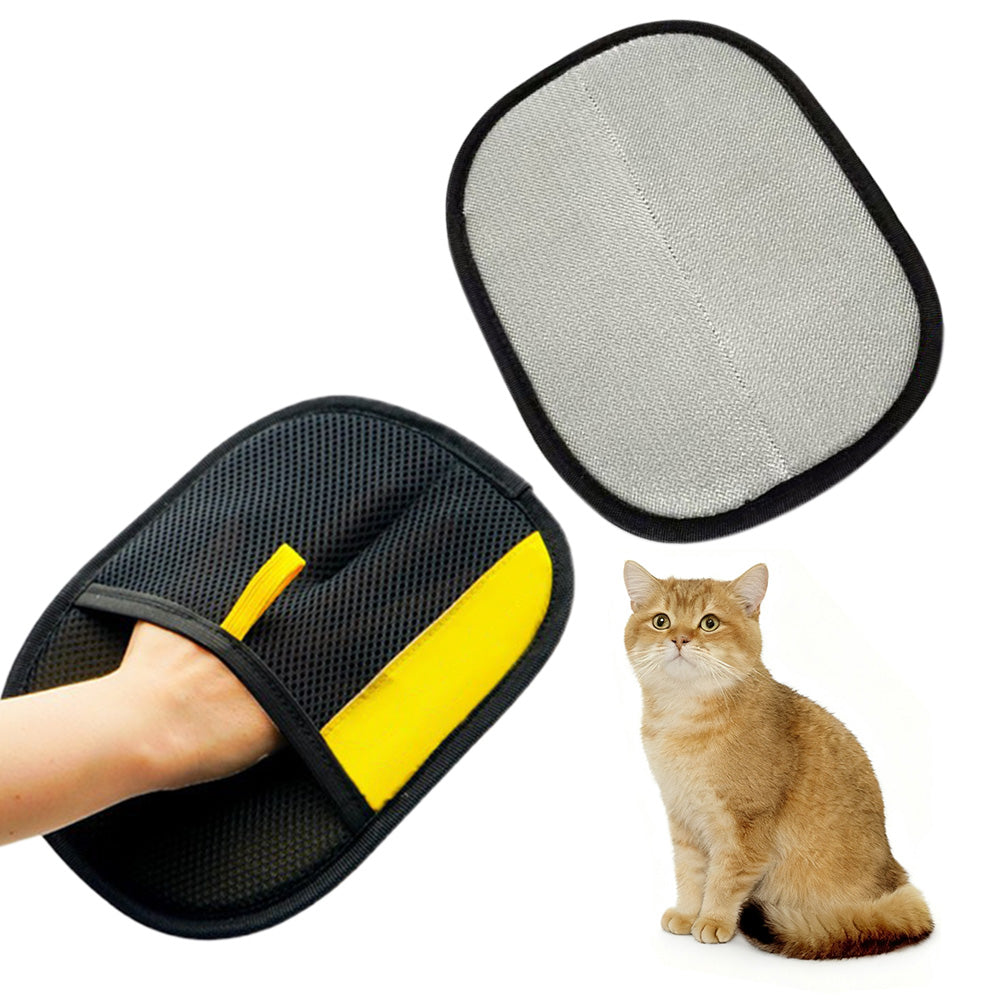 2PCS Pet Hair Remover Static Gloves Reusable Cat Dog Hair Removal Gloves