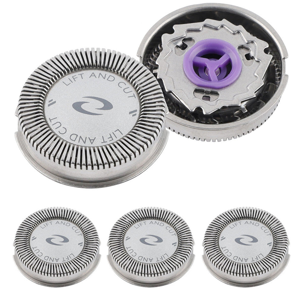 3 Pcs Replacement Shaver Head Blades Compatible With Philips HQ56 Series