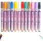 12-Color DIY Nail Art Paint Pen Set Nail Dotting & Drawing Pens for Manicure