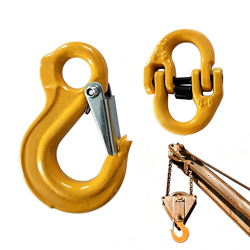 2Pcs Hammerlock Link with Slip Hook for RV Trailer Towing Connection and Extension