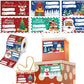 240PCS Christmas Gift Tags Cartoon Christmas Decorations For Wrapping Paper