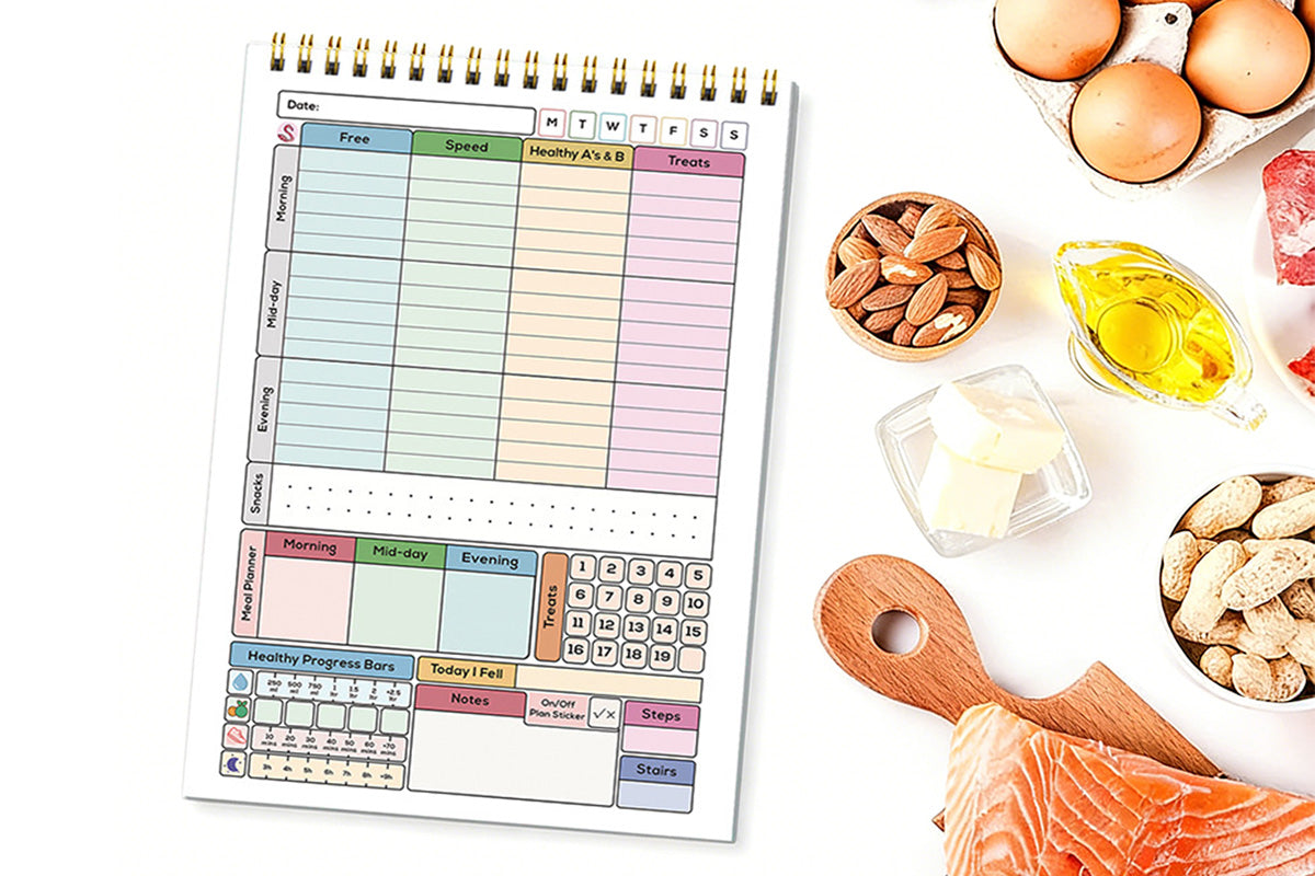 A5 Calorie Tracker Journal Food Diary Meal Log Book
