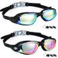 2Pcs Swimming Goggles Anti Fog No Leaking Swim Goggles for Adult Women Men