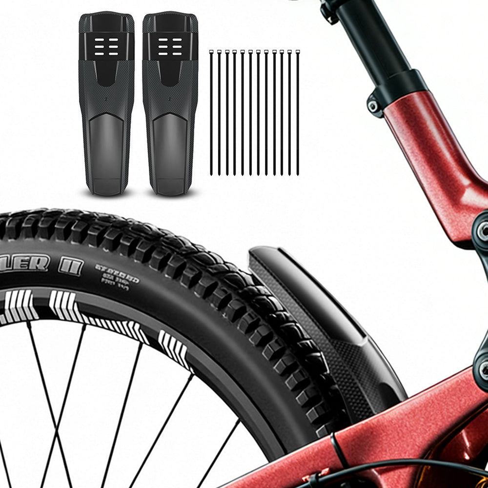 2PCS Bike Front Rear Fender Mudguard Mud Guard Tool For Mountain Bicycle Road Cycling