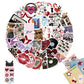 50 Pcs Aesthetic Downtown Girls Stickers Pack Vinyl Waterproof Stickers for Water Bottle Laptop