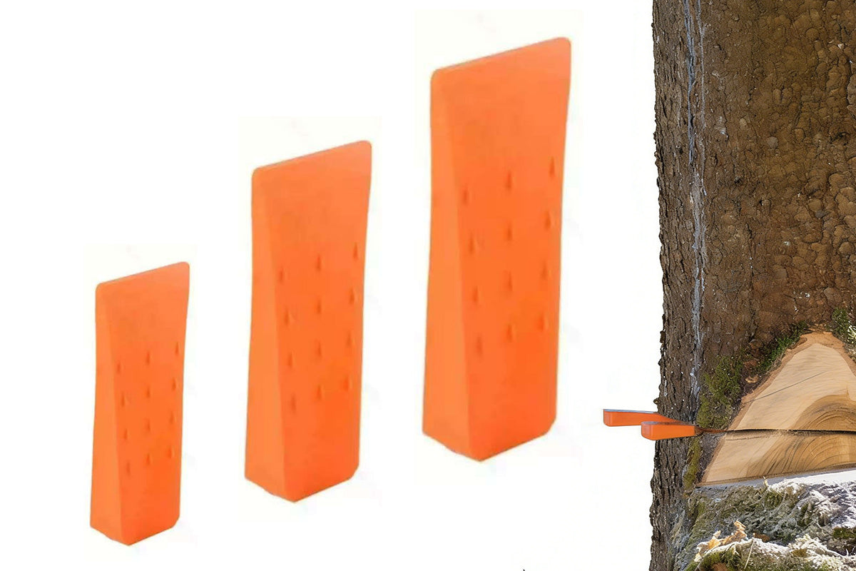 3-Pack Felling Wedges 6/8/10 Inch Anti-Pinch Directional Tree Cutting Wedges