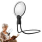 3 in 1 Magnifying Glass with Light Rechargeable Neck Mount for Reading