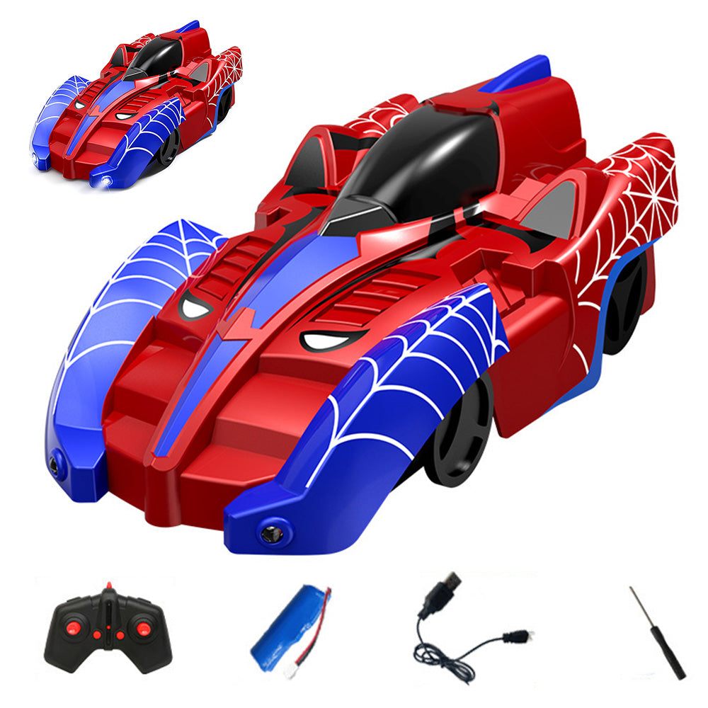 Wall Climbing Remote Control Car 360-degree Rotating RC Stunt Car with Headlight