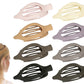 8Pcs French Flat Hair Clips for Women Flat Claw Clips for Thick and Thin Hair