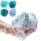 4PCS Loofah Sponge Bath Puff Exfoliating Cleaning Bath Ball Body Sponge Washer