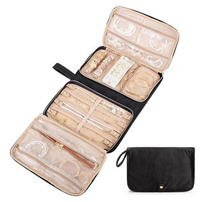 Travel Jewelry Organizer Foldable Case For Earrings Rings